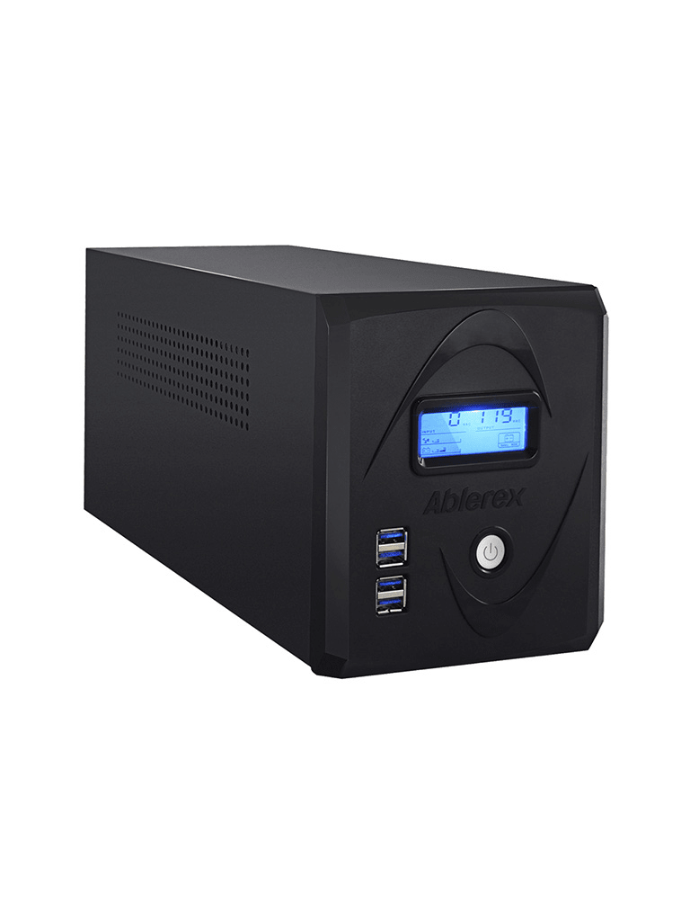 ABLEREX - AB-PRO1500T - No break interactivo / 1500VA / 900W / 8 contactos a la salida / pantalla LCD.