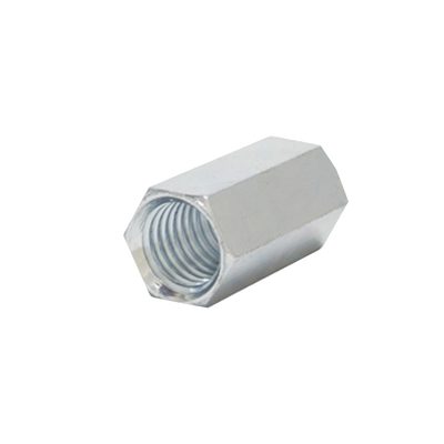 Cople hexagonal roscado cuerda maquina galvanizado de 12.7 mm (1/2).