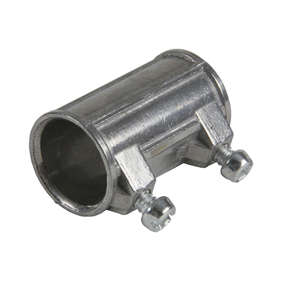 Cople de 1/2 para Tubo Pared Delgada con Tornillos Opresores.