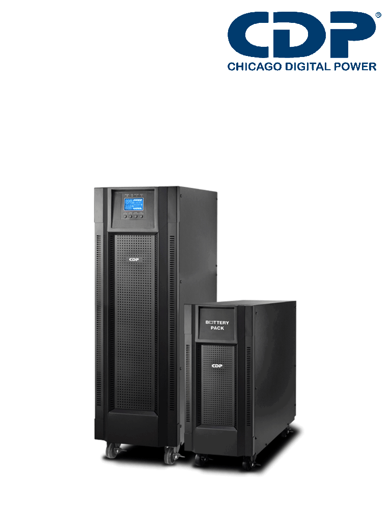 CDP UPO22-15 UPS / 15000VA / 12000W / Onda senoidal pura / 5min. de respaldo a plena carga / SOBRE PEDIDO / REQUIERE SERVICIO DE ARRANQUE