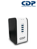 CDP R2CU-AVR1008 - Regulador de Voltaje de Escritorio / NEMA 5-15 / 1000VA / 500W / 8 tomas de salida / 1 Toma para carga de tablet / 3 Tomas para carga de smartphone PROMOCDP