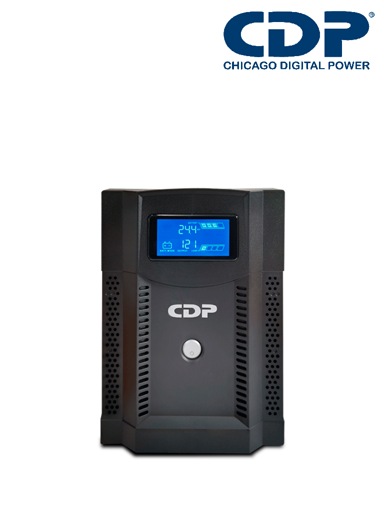 CDP UPRS1508 - UPS Iinteractivo / 1500VA / 1050W / Onda senoidal pura / Voltaje de entrada 120VCA / 8 Terminales de salida