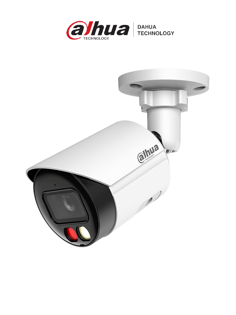 DAHUA DH-IPC-HFW2649SP-S-IL - Cámara Bullet de 6 megapíxeles /Iluminador Dual Inteligente/ SMD Plus/ Full Color/Protección perimetral/ Lente 2.8/ Micrófono integrado/ IP67/ IR 30 metros/LoNuevo MCI1 IPING