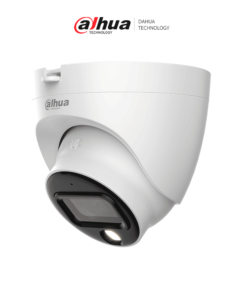 DAHUA DH-HAC-HDW1239TLQN-A-LED-0280B-S3 - Cámara Domo de 2 Megapixeles ofrece video Full Color con lente de 2.8 mm, WDR de 130 dB, visión de 107°, micrófono integrado, y 30 m de iluminación LED; IP67, fácil de instalar. ProHDCVI MCI1