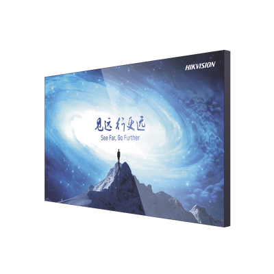 Pantalla LCD 65 4K para Videowall / Entrada HDMI - VGA - DVI - DP / Monitor Robusto / Bisel Delgado (3.5 mm) / Daisy Chain (Conexion en Cadena sin Software)