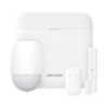 (AX PRO) KIT de Alarma AX PRO con GSM (3G/4G) / Incluye: 1 Hub con bateria de respaldo / 1 Sensor PIR / 1 Contacto Magnético / 1 Control Remoto / Wi-Fi / Compatible con Hik-Connect P2P