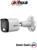 DAHUA DH-HAC-B2A51N-U-IL-A- Cámara Bullet 5 Megapixeles/ HDCVI X Plus/ Lente 2.8 mm Apertura Hasta 106°/ Iluminación Dual Inteligente/ Iluminación Hasta 30Mts IR + 20Mts Luz Calida/ Micrófono Incorporado/ Metal/ Para Exterior IP67 OD CD COD