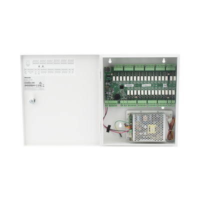 Controlador de Elevador IP Para 32 Pisos / Gestión 100% en la Nube / Interfaz Web / Pases Temporales desde App / Activación de Pisos desde App/ Wiegand / POE / 20,000 Tarjetas /100,000 Eventos / Compatible con Videoporteros Akuvox