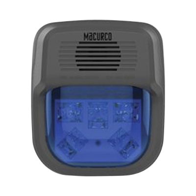Sirena Estrobo Color Azul Para Paneles y Detectores Macurco