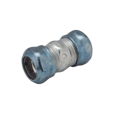 Cople Compresión Hermético de Acero Galvanizado para Pared Delgada de 1 1/2 .