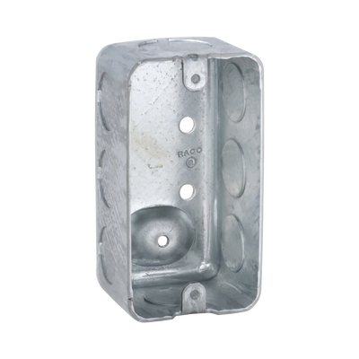 Caja (Chalupa) 4x2/ Profundidad 1-7/8 / 7 Entradas de 1/2 y 1 de 3/4.