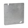 Tapa Cuadrada Ciega de Acero Galvanizado de 4 11/16.