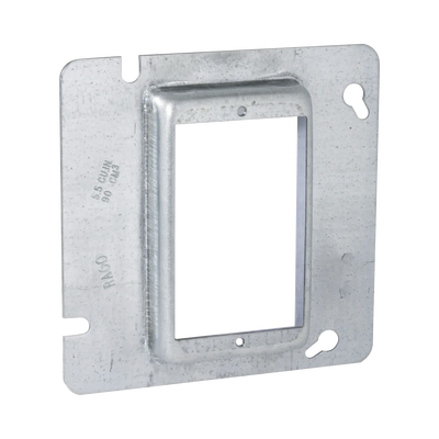 Sobretapa Cuadrada Galvanizada para Caja de 4 11-16 / Realce de 3/4.