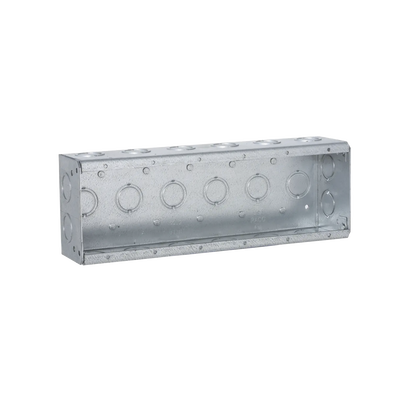 Caja de 6 Gang/Profundidad 2 1/2/28 Entradas 1/2-3/4.