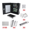 Kit de Control de Acceso con TARJETA para 4 Puertas / TODO INCLUIDO / Software IVMS4200 incluido