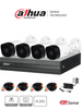 DAHUA KITXVR1B04H-I+4B2A51 -Kit de 4 Ch de 5 MP/ DVR Cooper-I WizSense/Con IA/ H.265+/4 Camaras B2A51 Metalicas/4 Ch + 1 IP o Hasta 5 Ch IP/ 4 Ch SMD Plus/Busqueda de Humanos y Vehiculos/Accesorios IncluidosDAHQ1M NuevoPrecio DMD DVMVolDH MCI2 DMD