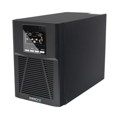 UPS 1000VA/900W Online Doble Conversión /Pantalla LCD / 3 tomas 5-15R / Regulación de Voltaje / Protección RJ45