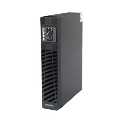 UPS de 1000VA/900W / Topología On-Line Doble Conversión / Entrada y Salida de 120 Vca / Clavija de Entrada NEMA 5-20P / Pantalla LCD Configurable / Formato Rack/Torre / 8 Salidas