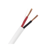 Bobina de Cable 305 Metros: 2 x 16 AWG, Color Blanco, CMR, Para Sistemas de Seguridad y Alarmas