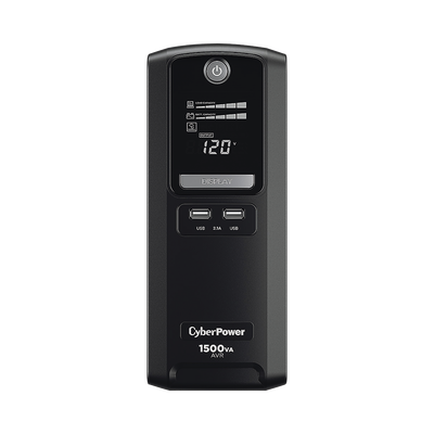 UPS de 1500 VA/900 W, Topología Línea Interactiva, Entrada 120 Vca NEMA 5-15P, Tipo Mini Torre, Con 10 Tomas NEMA 5-15R