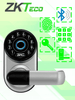 ZKTECO ML300 - Cerradura Inteligente con Teclado y Verificación de Huella, Conectividad Bluetooth, Capacidad para 100 Usuarios, Compatible con la App Zsmart HD2
