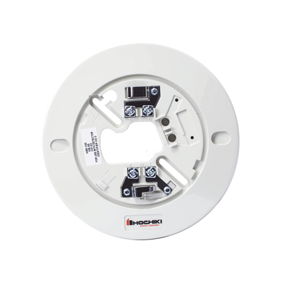 Base Para Detector Convencional Hochiki, Diámetro 6, 2 Hilos, 24 Vcd (0300-04070 IT), Color Hueso