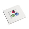 Modulo de 3 Botones iluminados con Lector RFID 125 KHz / Alarma / Cancelar y Código Azul / BUS RS485 / Compatible con NX0019/B, NX1021 y NX0015