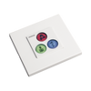 Modulo de 3 Botones iluminados / Alarma / Cancelar y Código Azul / BUS RS485 / Compatible con NX0019/B, NX1021 Y NX0015
