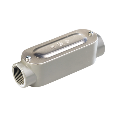 Caja oval roscada tipo C de 1 1/2 (38.1 mm) Incluye tapa y tornillos.