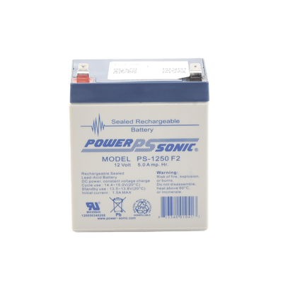 Batería 12V, 4.5AH, Para Respaldo, Tecnologías AGM/VRLA, 5 Años Vida Útil, Terminales F2, Reconocida UL