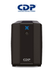 CDP R-UPR1008 - UPS Interactivo de 1000 VA y 500W, con 8 terminales de salida: 4 con respaldo, 4 con supresión de picos y 5 puertos USB y 1 USB-C. CDPDL PROMOCDP