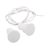Contacto magnético para puertas y ventanas Metálicas, aluminio y madera de empotrar color blanco / GAP: 19mm