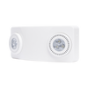 Luz de Emergencia Dual LED /520lm/uso rudo/montaje en pared o techo/batería de respaldo incluida