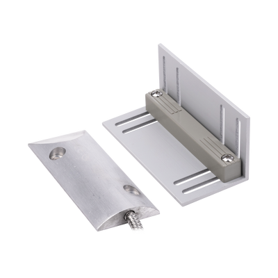 Contacto magnético para piso uso rudo con 55cm de cable blindado / GAP 75mm / Placa de montaje de L.