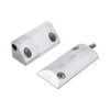Contacto Magnético para Piso, Salida Dual NC/NA, GAP 65mm, Cubierta de Aluminio con 55cm de Cable Blindado