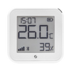 Pantalla Sensor de temperatura y humedad, inteligente e inalámbrico, integrable a la App de Shelly.
