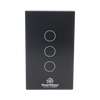 (Wifi) Apagador switch inalámbrico WIFI, control de 3 regresos de carga, 110V