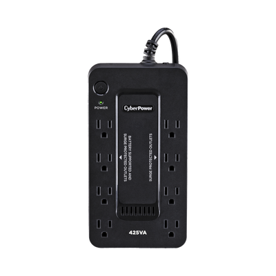 UPS de 425 VA/255 W, Topología Standby, Entrada 120 Vca NEMA 5-15P, Tipo Gabinete Compacto, Con 8 Tomas NEMA 5-15R