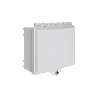 Gabinete de Policarbonato Blanco Súper Resistente, para Uso en Interior o Exterior, Cerradura con Llave