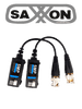 SAXXON SXCF500 - Par de Transceptores Pasivos / Botones Push / 5MP hasta 200 Metros / 1080P hasta 250 Metros / Soporta HDCVI / AHD / TVI / CBVS / Fácil Conexión