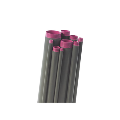 Tubo Conduit rígido de aluminio de 2” (50.8 mm) con recubrimiento de PVC de 3.05 m con cople.