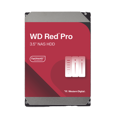 Disco Duro Red Pro de 10TB / 7200 RPM / Optimizado para NAS / Uso 24-7 / 5 Años de Garantia