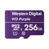 Memoria microSD de 256 GB PURPLE, Especializada Para Videovigilancia, 10 VECES MAYOR DURACIÓN, 3 AÑOS DE GARANTIA
