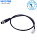 VIVOTEK AO-004 - Cable M12 Conector macho 4-Pin D Code a Conector RJ45, 60cm