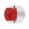 Luz Lateral de Navegación en Color Rojo con Carcasa Blanca para Embarcaciones a Vela o a Motor de Menos de 20 Metros