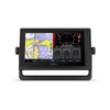 Pantalla de navegación de 9 GPSMAP 922 PLUS con mapa base mundial instalado