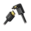 Cable HDMI 2.0 en Angulo de 90° / 3 m / 4K@60Hz / HDR / 3D / HEC (Canal Ethernet HDMI) / ARC (Canal de Retorno de Audio / CEC / 32 canales de Audio / HDCP 2.2 / Dolby Atmos / 18 Gbps / Blindaje Múltiple
