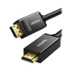 Cable DP Macho a HDMI Macho / Longitud 1.50 m / Soporta 4K@30Hz / Soporta 3D / Cobre Estañado 28AWG / Blindaje interno múltiple / Transmisión Unidireccional / Botón de Liberación / Chip de Última Generación