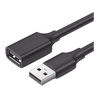 Cable Extensor USB 2.0 A a A | 1 metro | Macho-Hembra | Ultra Durabilidad | Núcleo de Cobre Estañado 28/22 AWG | Blindaje Interior Múltiple / Ideal para teclado, mouse, impresoras, etc.