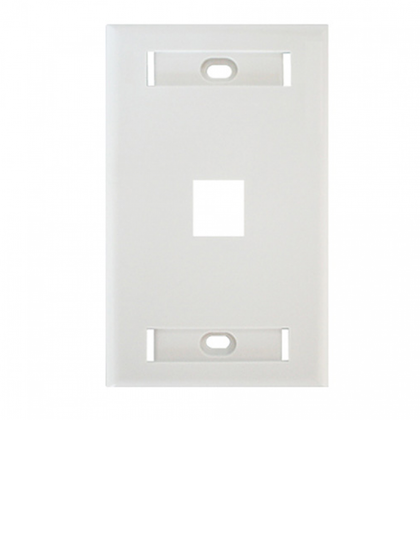 BELDEN AX102660 - Faceplate / Placa frontal / 1 Ventana / Color blanco / KEYCONNECT